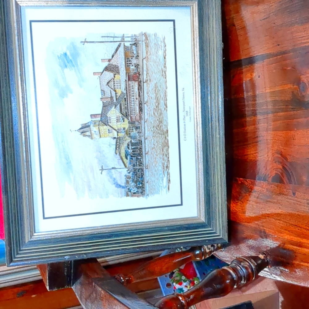 C&o station and pier Newport News Virginia 1918 by Casey holtzinger